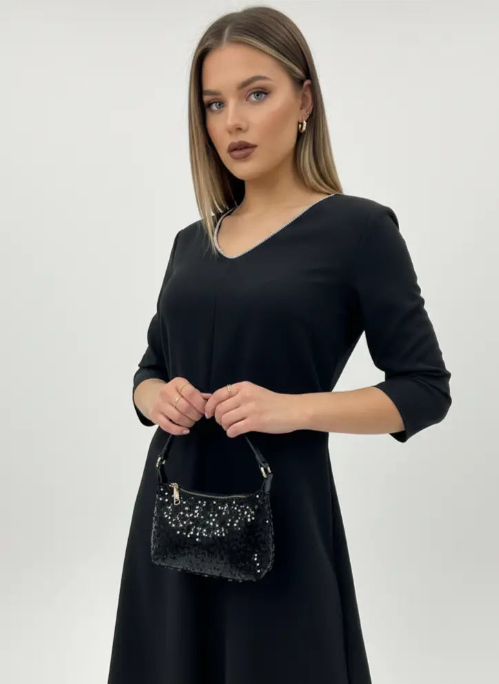 Mini bag con paillettes Dorabella