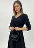 Mini bag con paillettes Dorabella