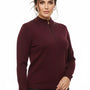 Mock neck zip con applicazione DORABELLA PIU'