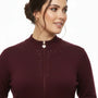 Mock neck zip con applicazione DORABELLA PIU'