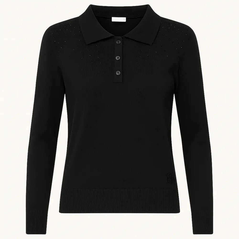POLO D.M/VISCOSA BLACK DORABELLA