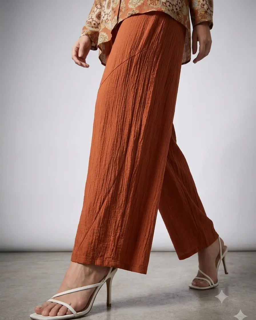 Pantalone Slouchy Crinkle DORABELLA PIU'