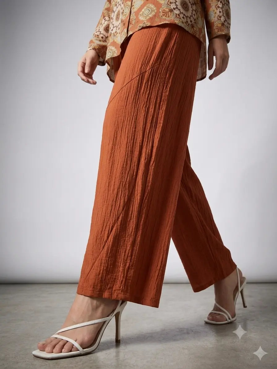 Pantalone Slouchy Crinkle DORABELLA PIU'