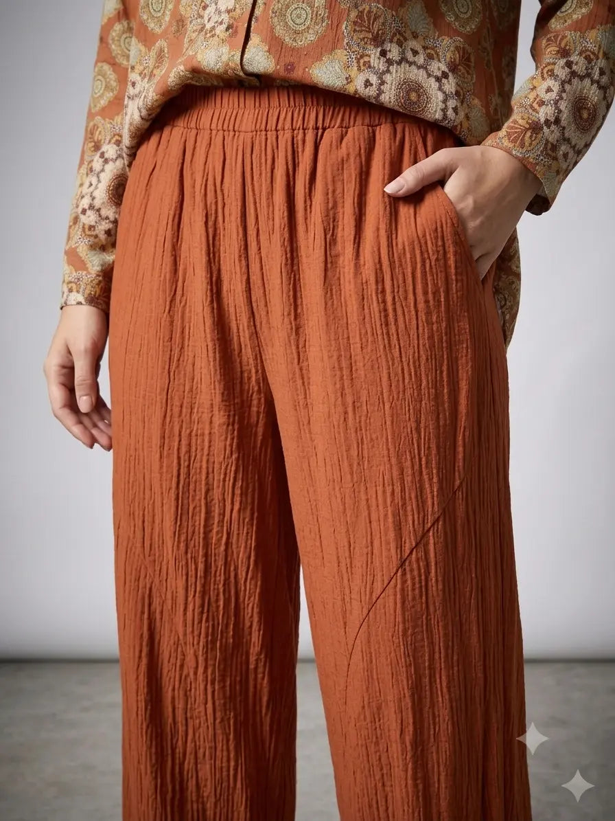 Pantalone Slouchy Crinkle DORABELLA PIU'