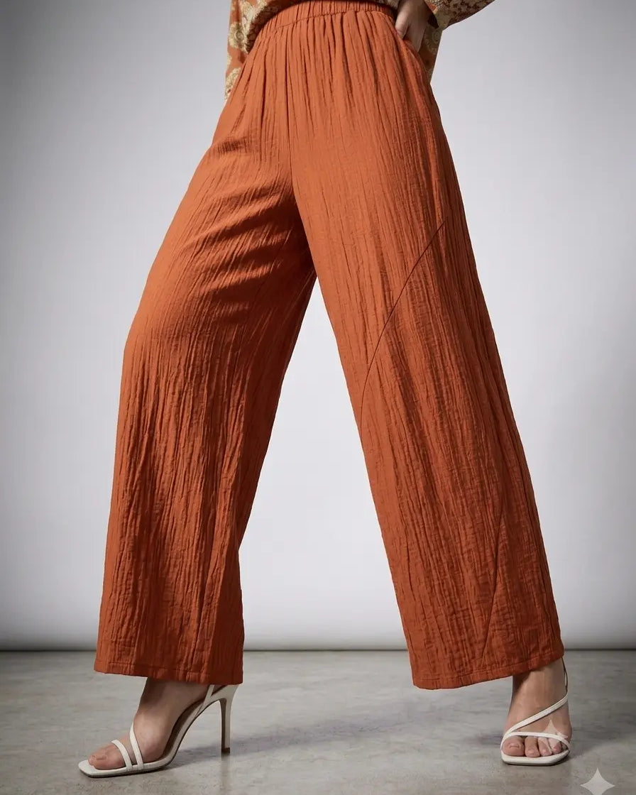 Pantalone Slouchy Crinkle DORABELLA PIU'