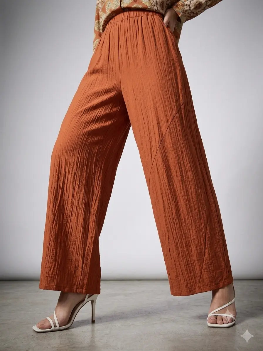 Pantalone Slouchy Crinkle DORABELLA PIU'
