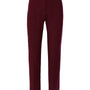 Pantalone a gamba dritta con risvolto sul fondo e applicazione strass posteriore BORDEAUX DORABELLA