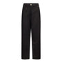 Pantalone a gamba dritta in essuto gessato lurex NERO-ORO DORABELLA PIU'