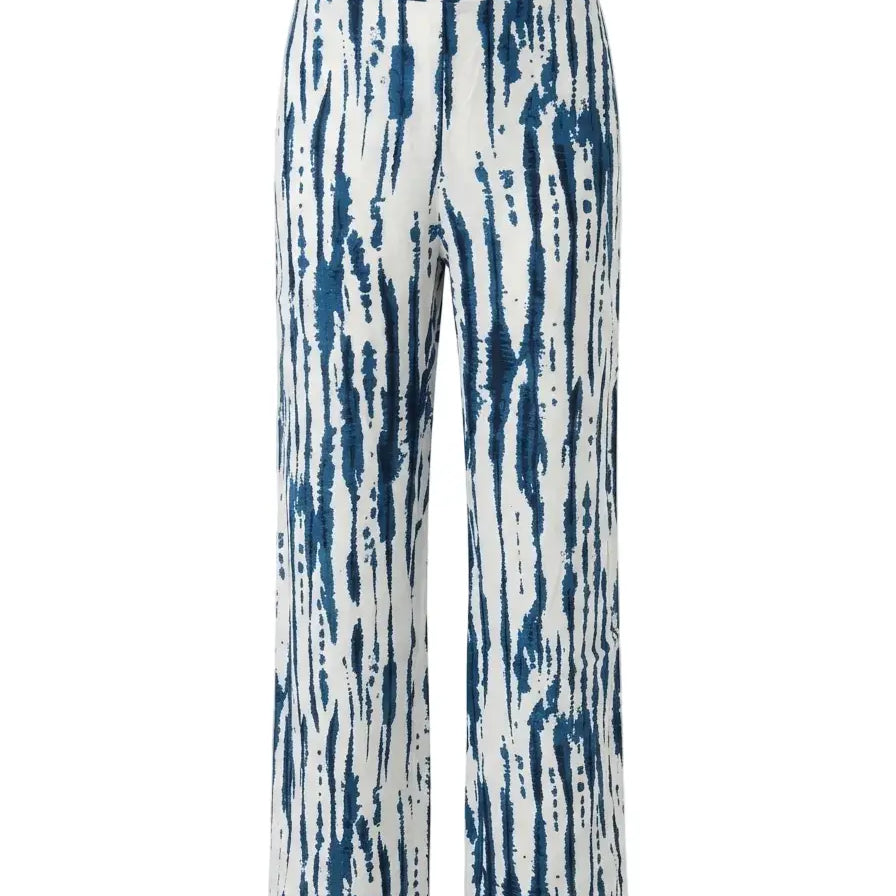Pantalone a gamba dritta in viscosa stampato DORABELLA