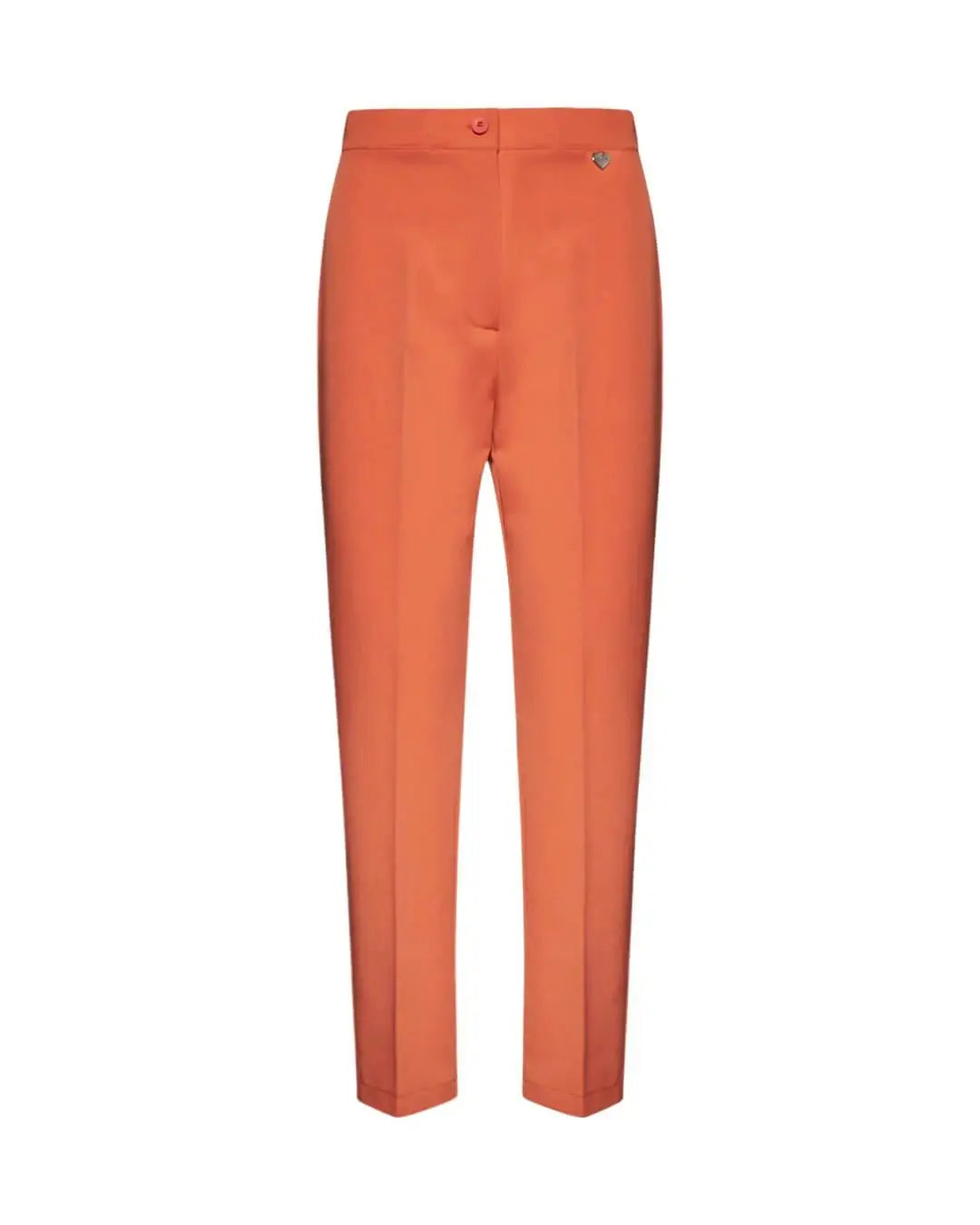 Pantalone a sigaretta in cady elasticizzato di misto viscosa tinta unita DORABELLA