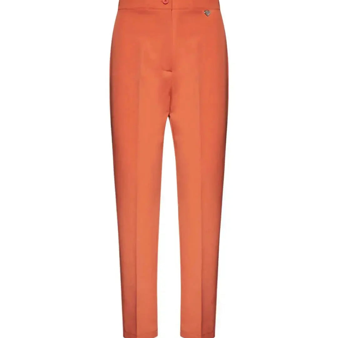 Pantalone a sigaretta in cady elasticizzato di misto viscosa tinta unita DORABELLA