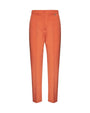 Pantalone a sigaretta in cady elasticizzato di misto viscosa tinta unita DORABELLA