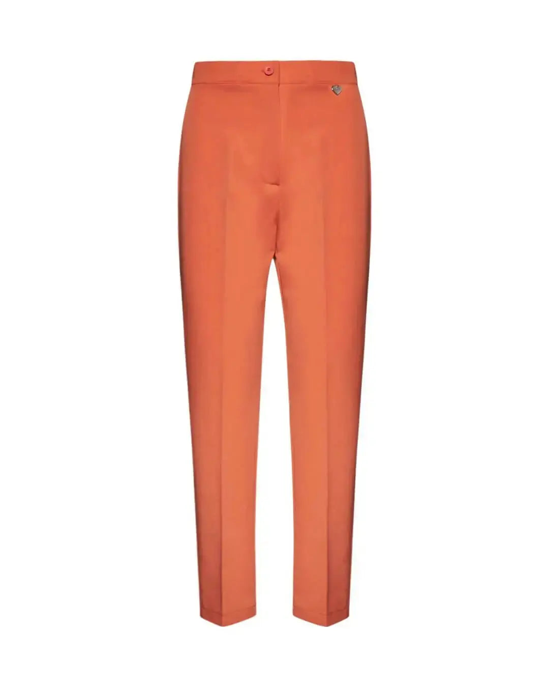 Pantalone a sigaretta in cady elasticizzato di misto viscosa tinta unita DORABELLA