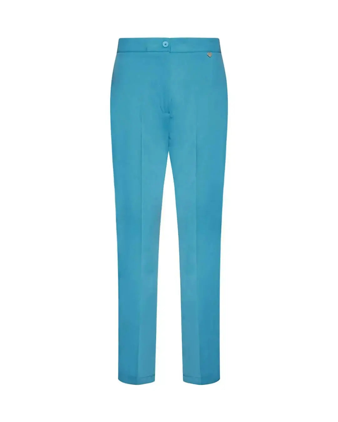 Pantalone a sigaretta in cady elasticizzato di misto viscosa tinta unita DORABELLA