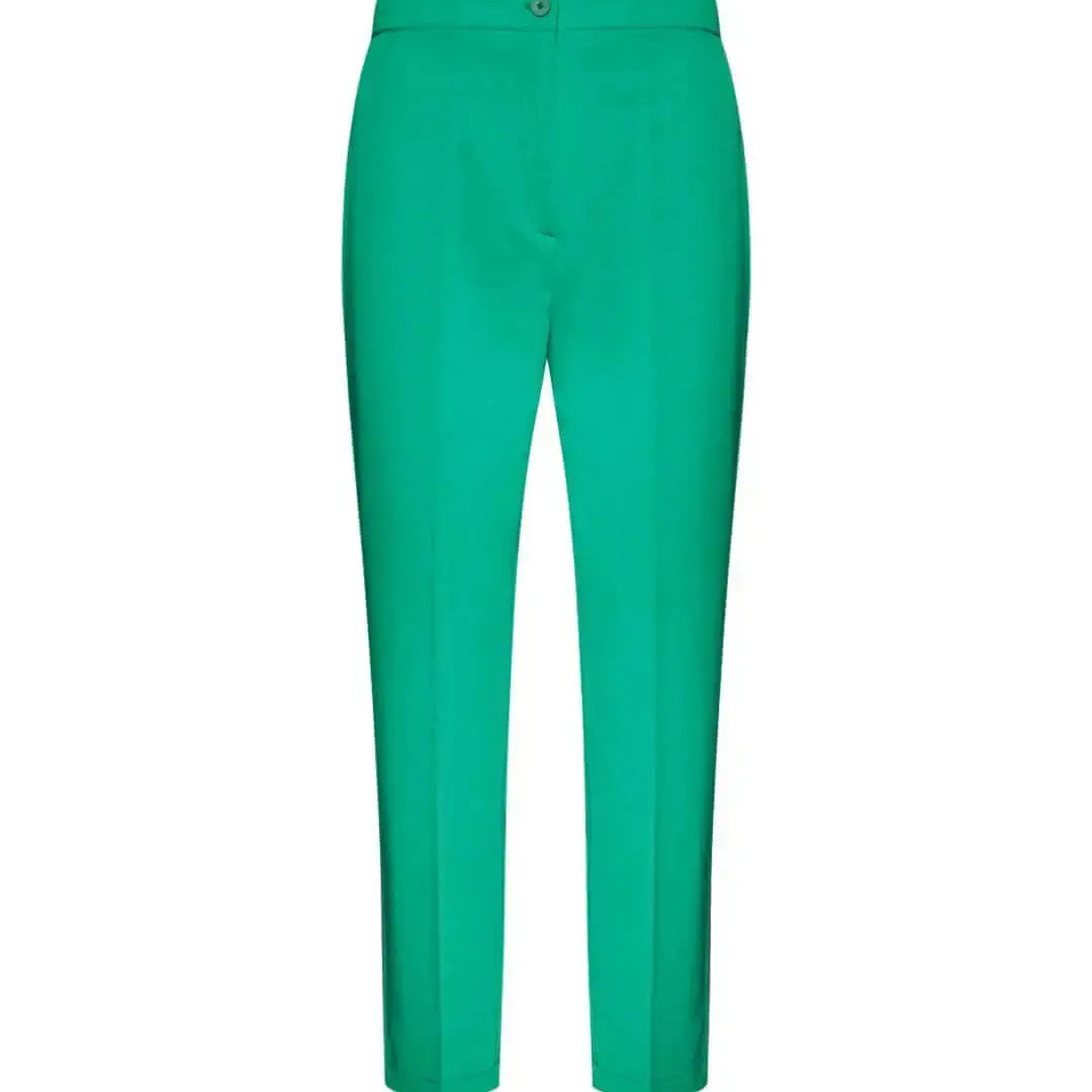 Pantalone a sigaretta in cady elasticizzato di misto viscosa tinta unita DORABELLA