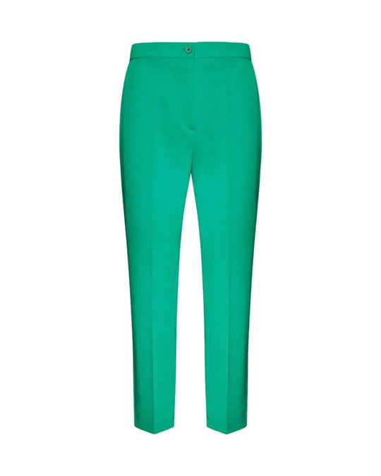 Pantalone a sigaretta in cady elasticizzato di misto viscosa tinta unita DORABELLA
