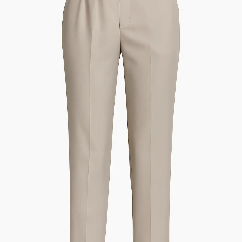 Pantalone ampio con doppia pinces e bustino con bottone allungato frontale Unica by Dorabella