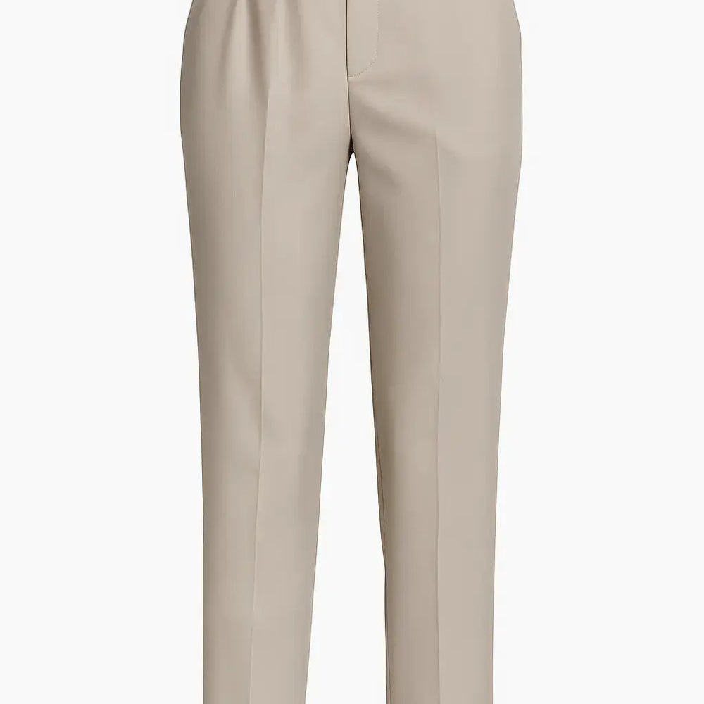 Pantalone ampio con doppia pinces e bustino con bottone allungato frontale Unica by Dorabella