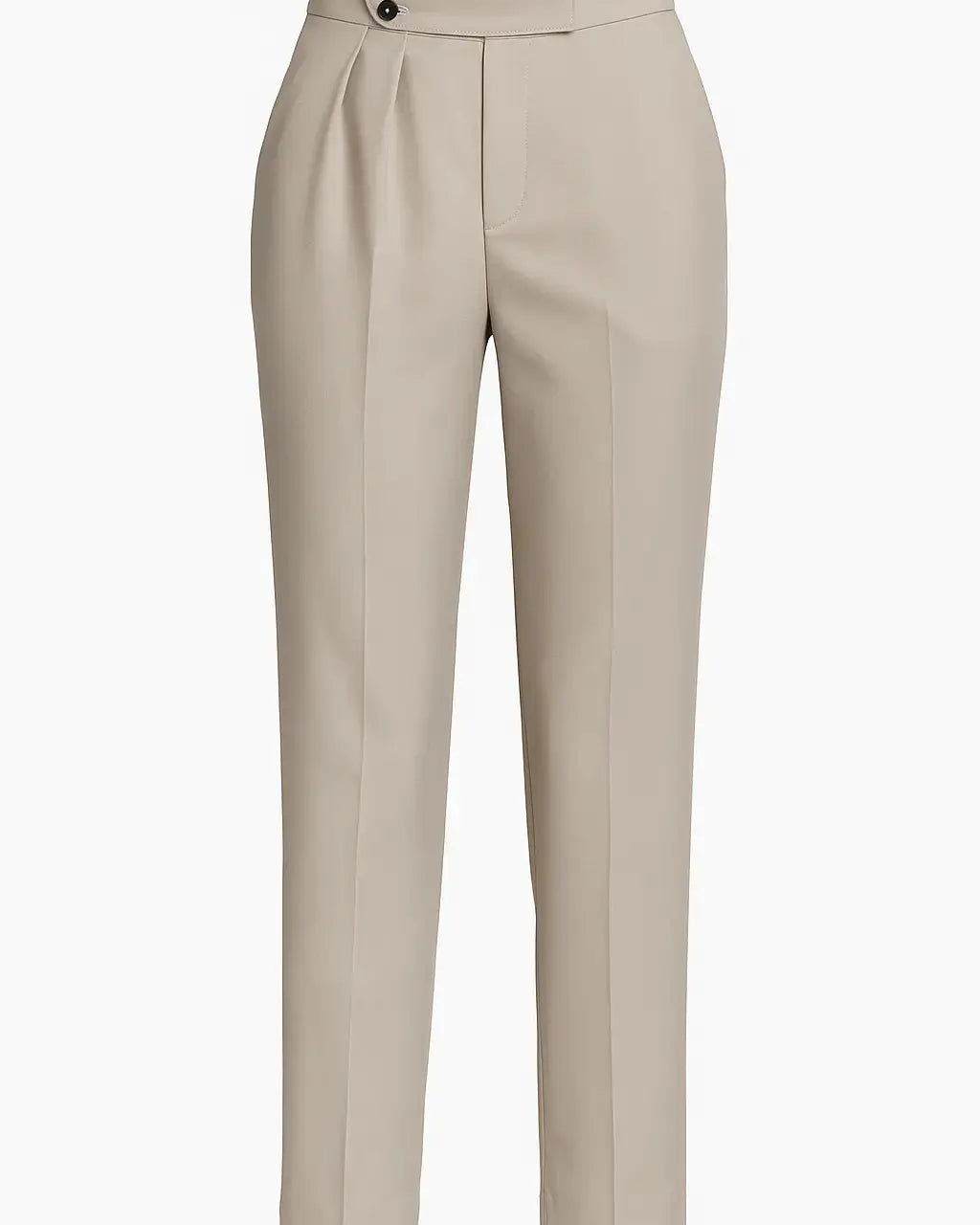 Pantalone ampio con doppia pinces e bustino con bottone allungato frontale Unica by Dorabella