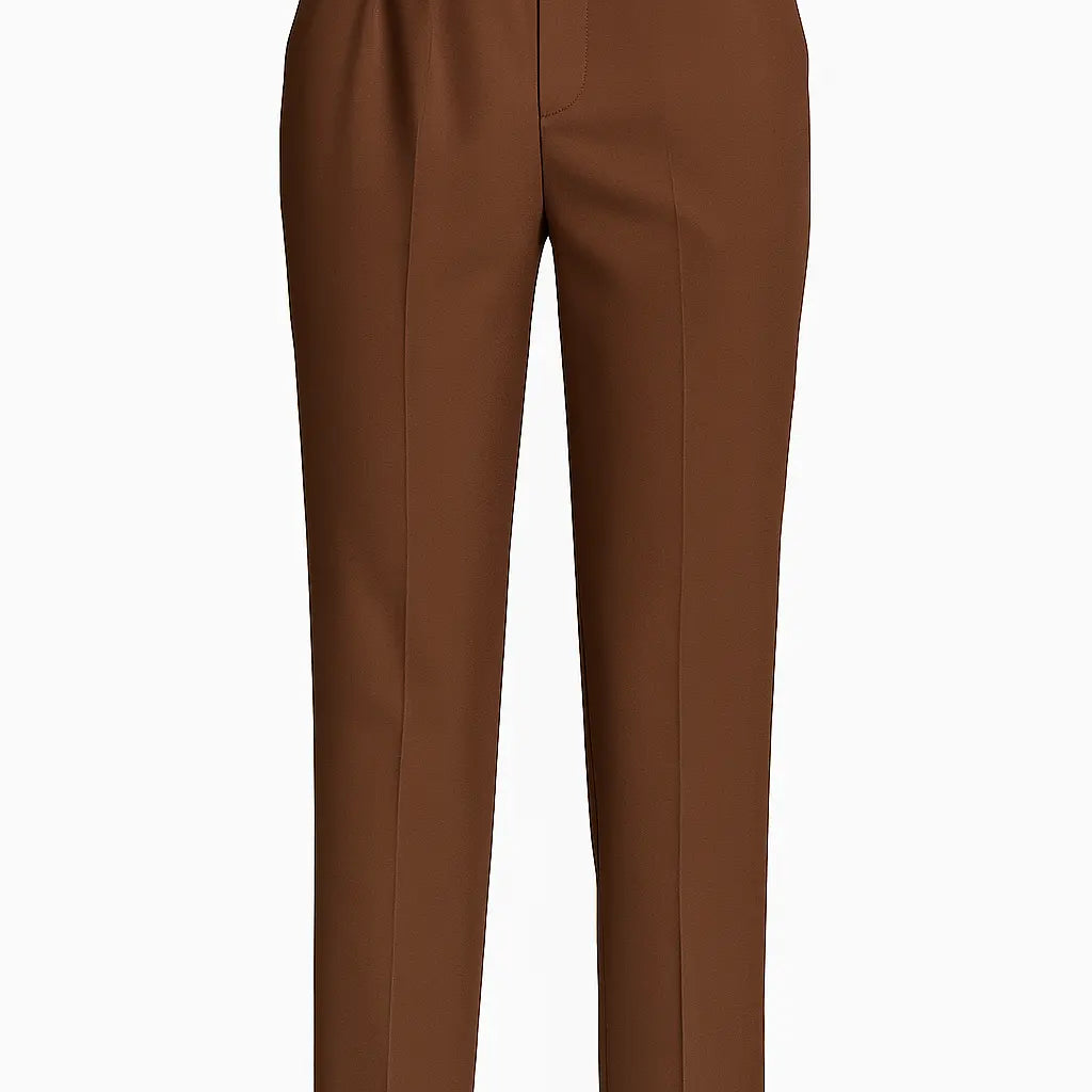 Pantalone ampio con doppia pinces e bustino con bottone allungato frontale Unica by Dorabella