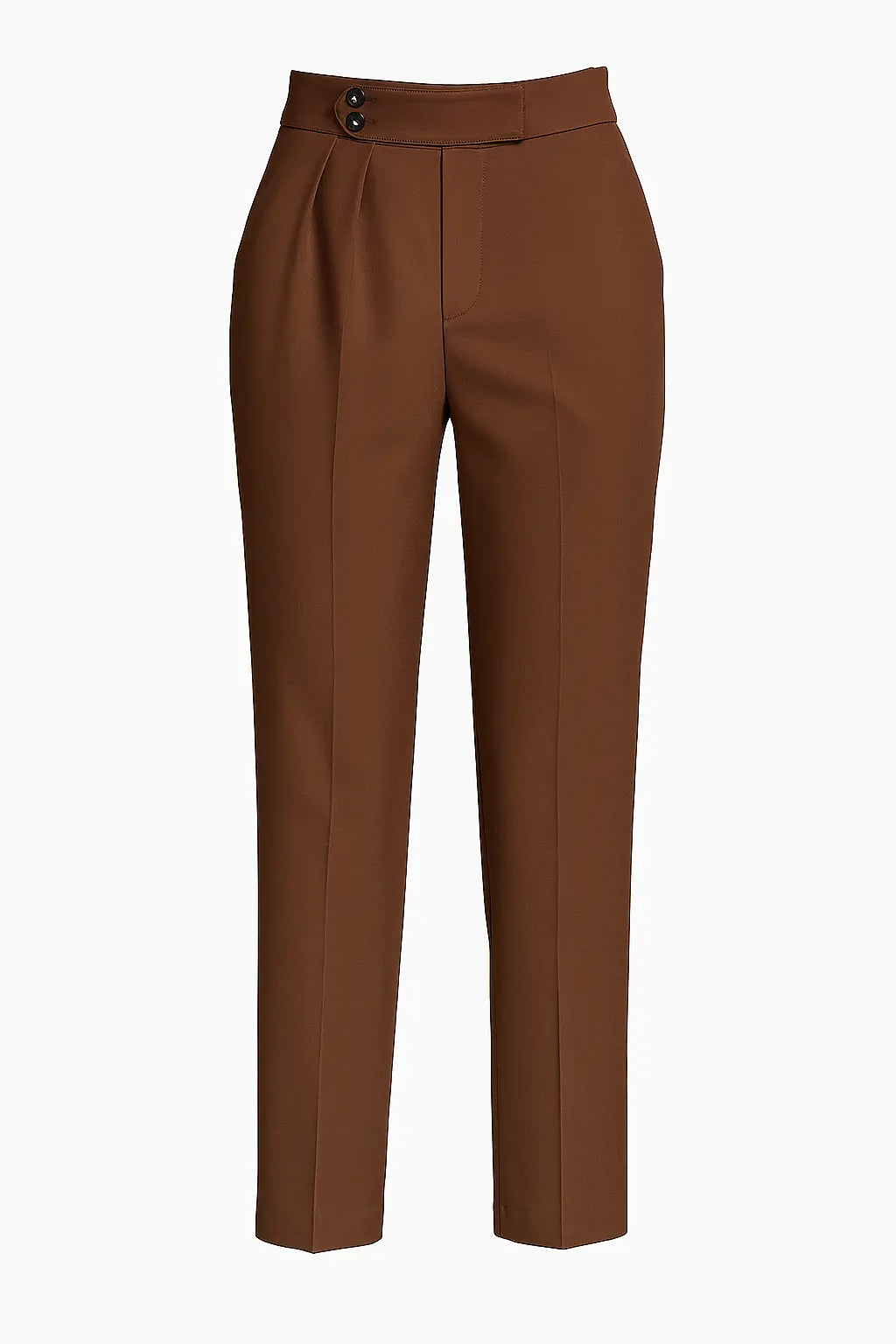 Pantalone ampio con doppia pinces e bustino con bottone allungato frontale Unica by Dorabella