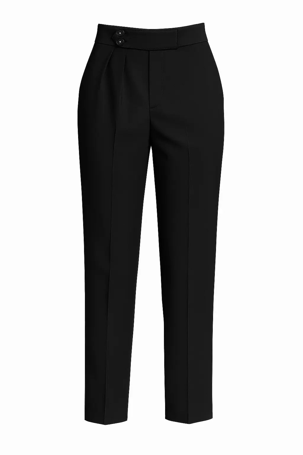 Pantalone ampio con doppia pinces e bustino con bottone allungato frontale Unica by Dorabella