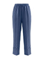 Pantalone ampio con passamaneria a rete sul fondo DORABELLA