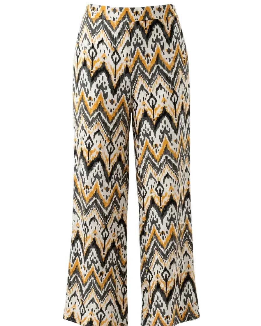 Pantalone ampio in fantasia etno DORABELLA PIU'