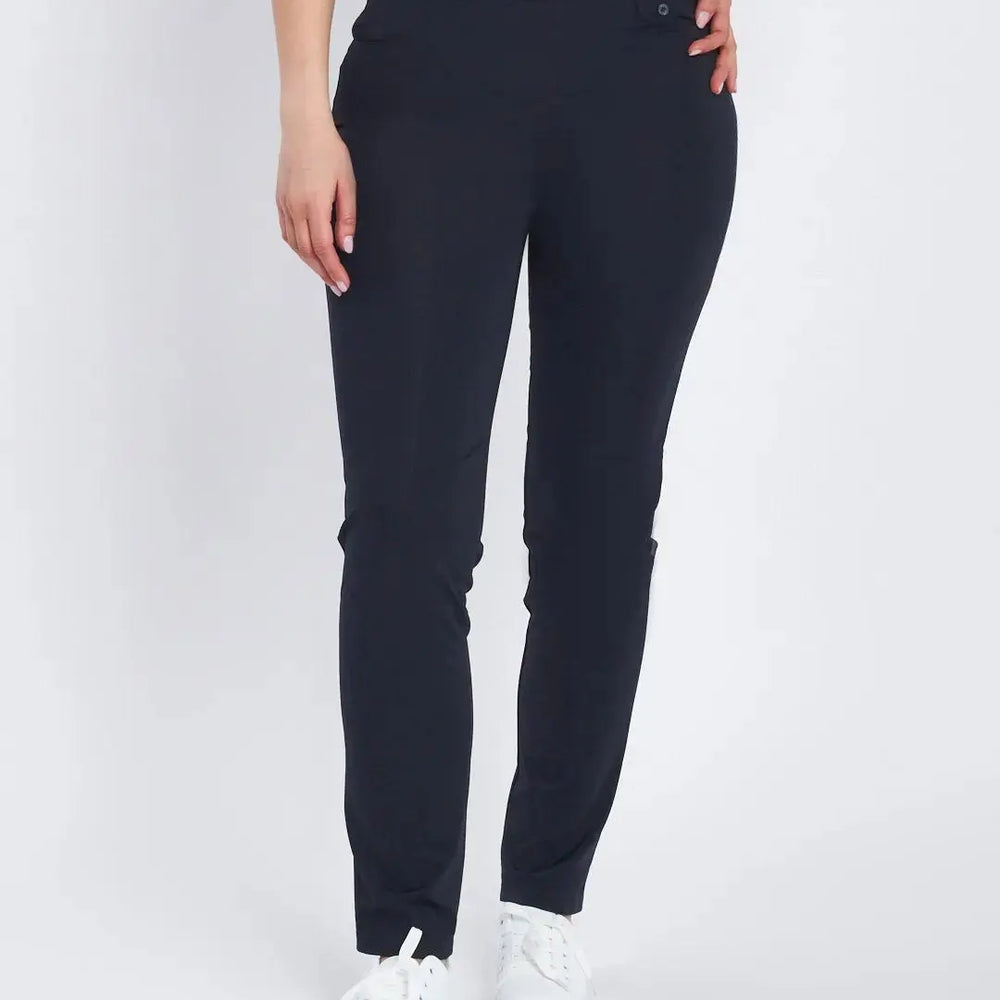 Pantalone basic con frisi posteriori BLU DORABELLA 54