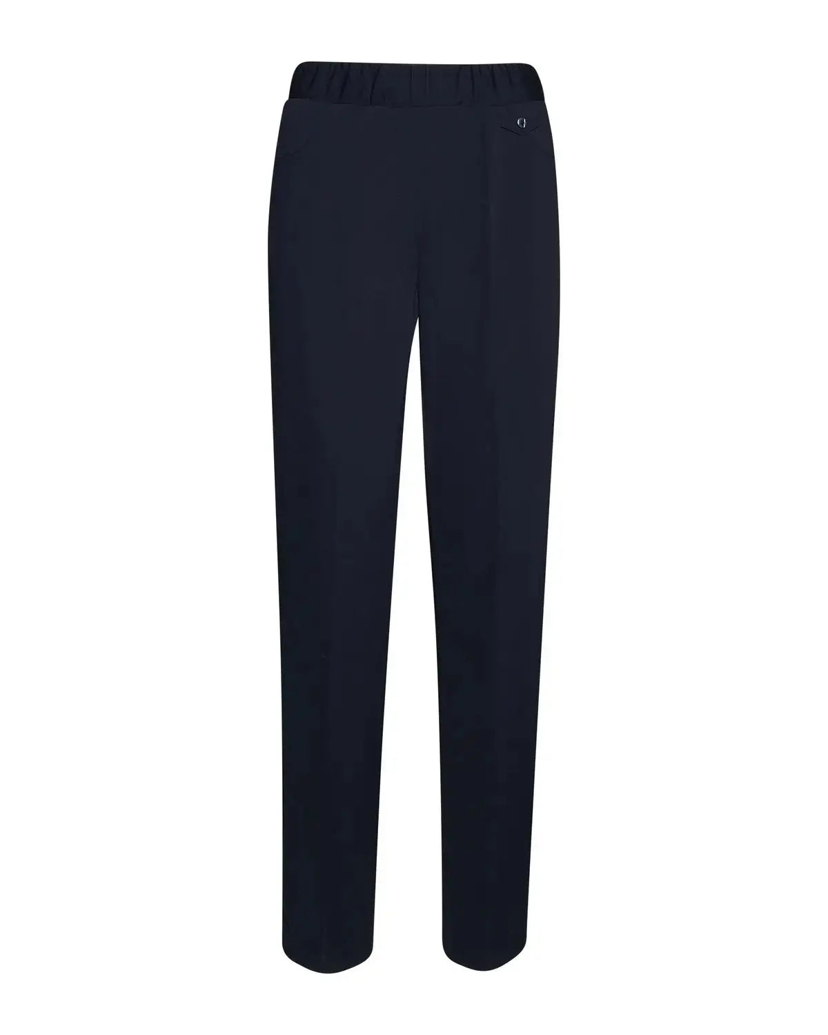 Pantalone basic con frisi posteriori BLU DORABELLA
