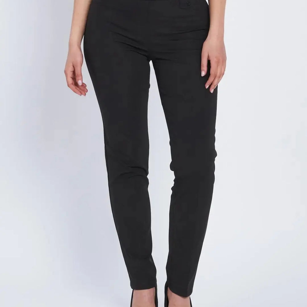 Pantalone basic con frisi posteriori NERO DORABELLA 54