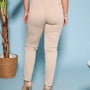 Pantalone basic con frisi posteriori SABBIA DORABELLA
