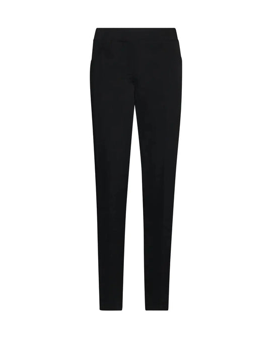Pantalone basic con taglio push up posteriore NERO DORABELLA PIU'