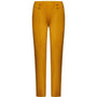 Pantalone capri viscosa elasticizzata con bottoni SENAPE DORABELLA