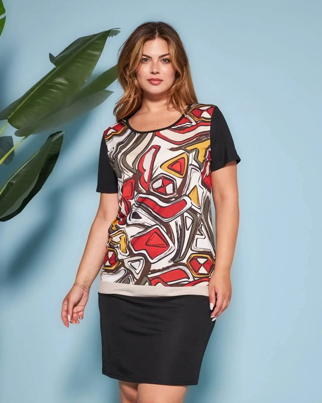 Pantalone capri zampetta in misto viscosa elasticizzata con fantasia a righe jacquard. SALVIA DORABELLA