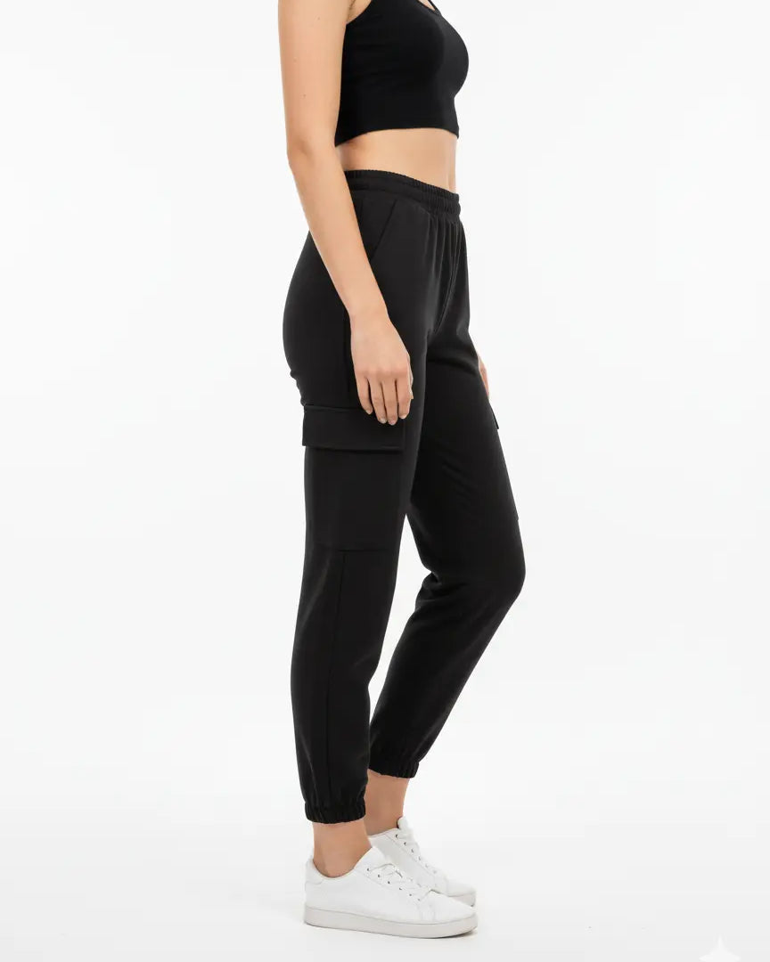 Pantalone cargo con bustino elastico DORABELLA