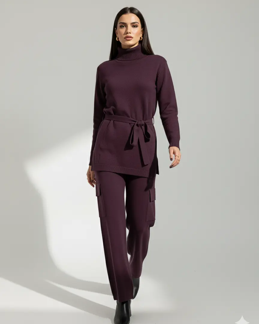 Pantalone cargo in maglia DORABELLA