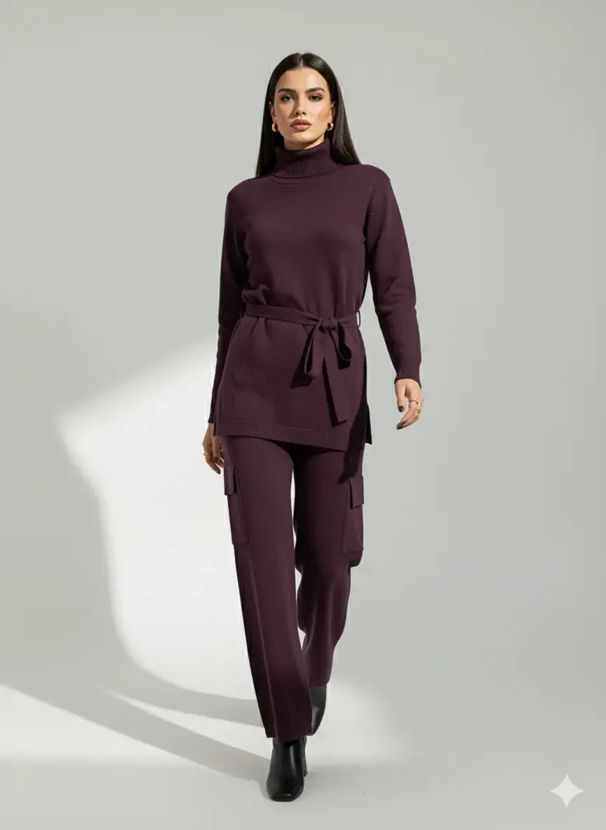 Pantalone cargo in maglia DORABELLA