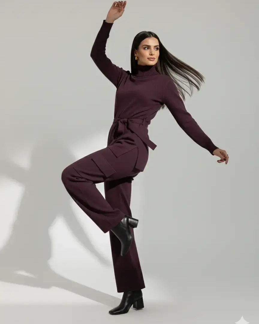 Pantalone cargo in maglia DORABELLA