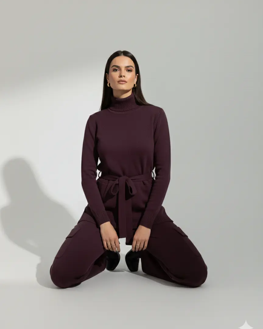 Pantalone cargo in maglia DORABELLA