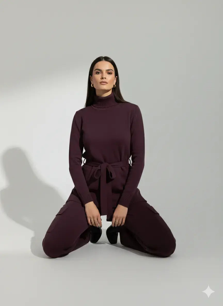 Pantalone cargo in maglia DORABELLA