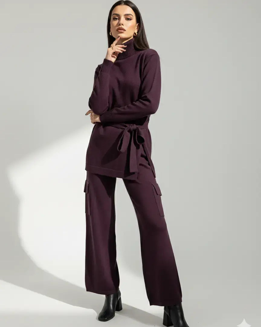 Pantalone cargo in maglia DORABELLA