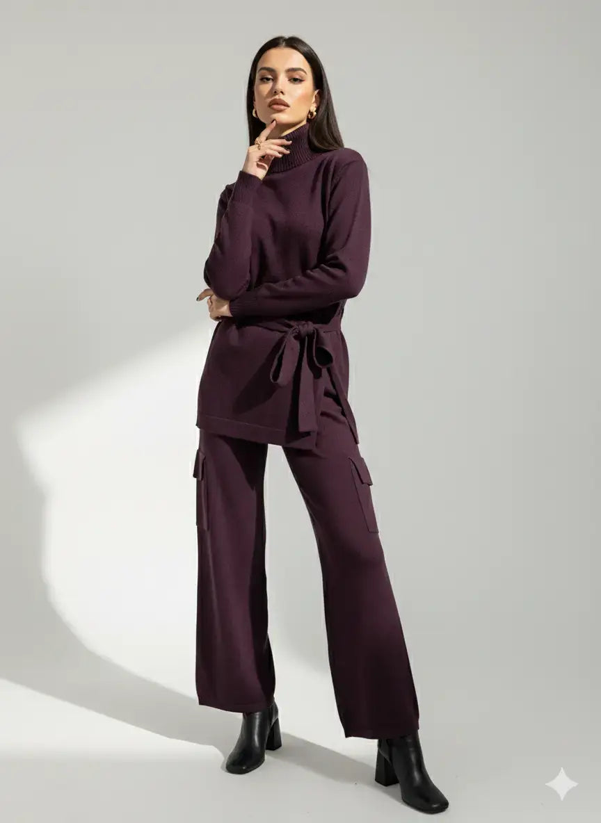 Pantalone cargo in maglia DORABELLA
