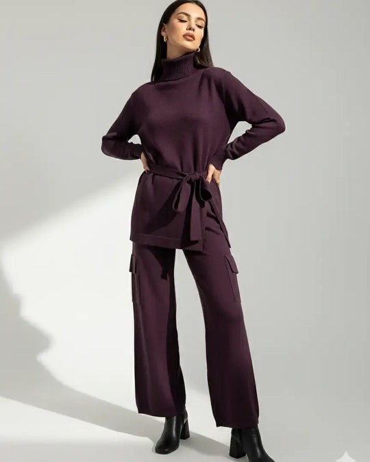 Pantalone cargo in maglia DORABELLA