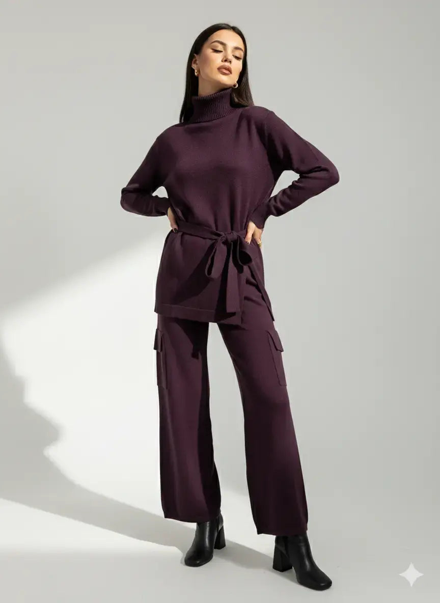 Pantalone cargo in maglia DORABELLA