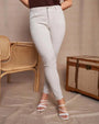 Pantalone cinque tasche a sigaretta in twill di cotone elasticizzato SABBIA DORABELLA 54
