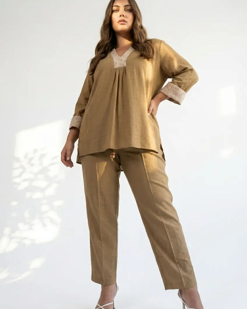 Pantalone con bustino elastico DORABELLA PIU'