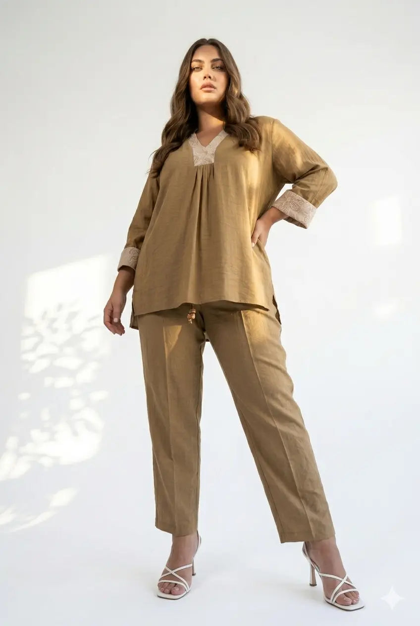 Pantalone con bustino elastico DORABELLA PIU'