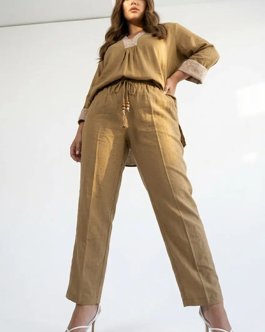 Pantalone con bustino elastico DORABELLA PIU'