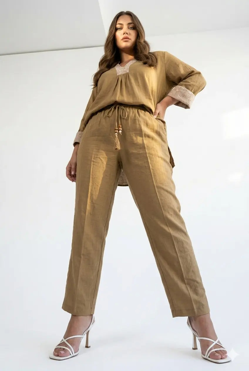 Pantalone con bustino elastico DORABELLA PIU'
